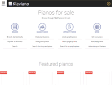 Tablet Screenshot of klaviano.com